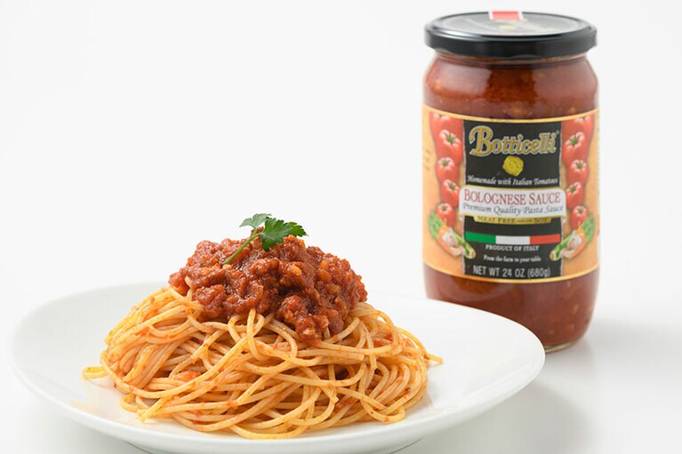 ボッティチェッリ ソイ＆ボロネーゼソース599円(680g)。