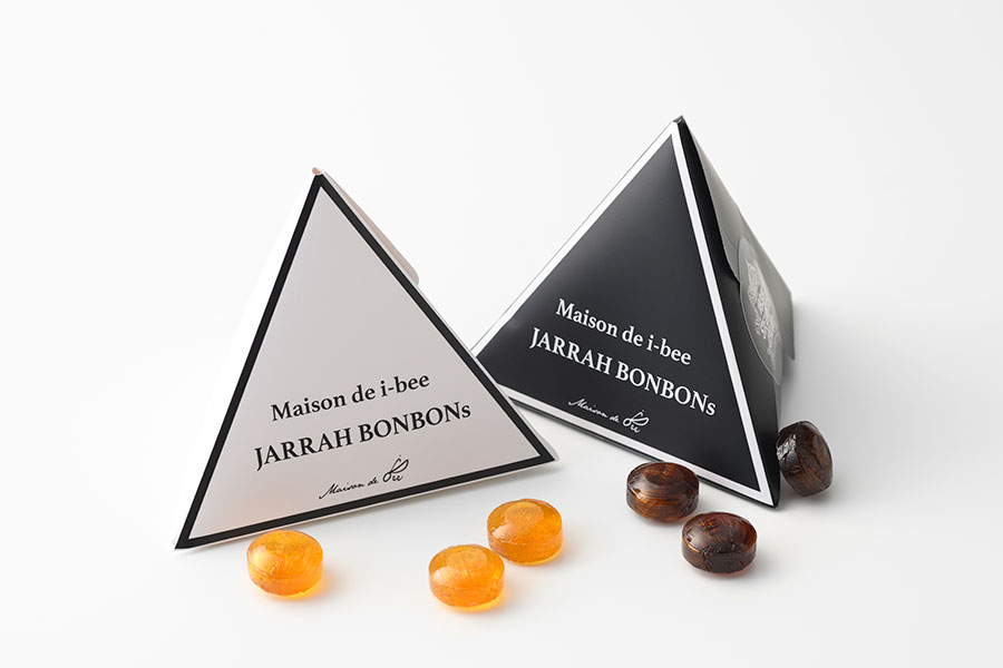 JARRAH BONBONs（ジャラハニーキャンディ）、TEA JARRAH BONBONs（紅茶ジャラハニーキャンディ）各950円／Maison de i-bee