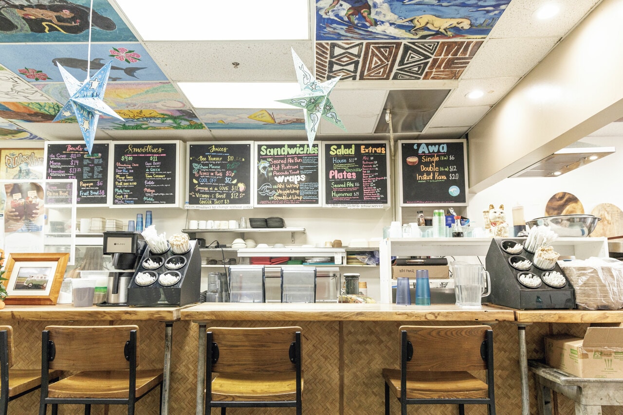 Da Cove Health Bar ＆ Cafe（ダ コーヴ へルス バー ＆ カフェ）。