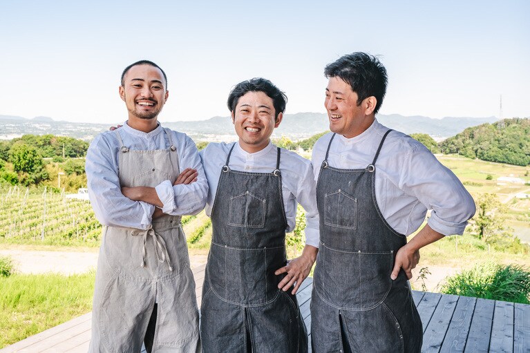 三者三様で、お互いを補い合うようなバランスの良さを誇る「song」の3人。（撮影：石川博也）