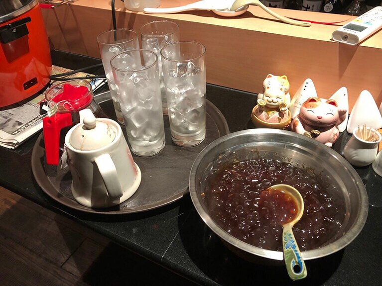 タピオカも手作りできる。