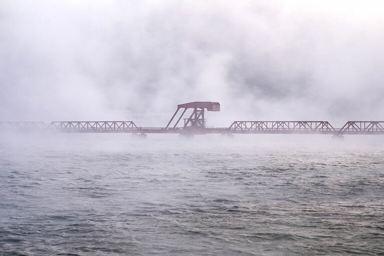 【愛媛県】肱川あらし。
