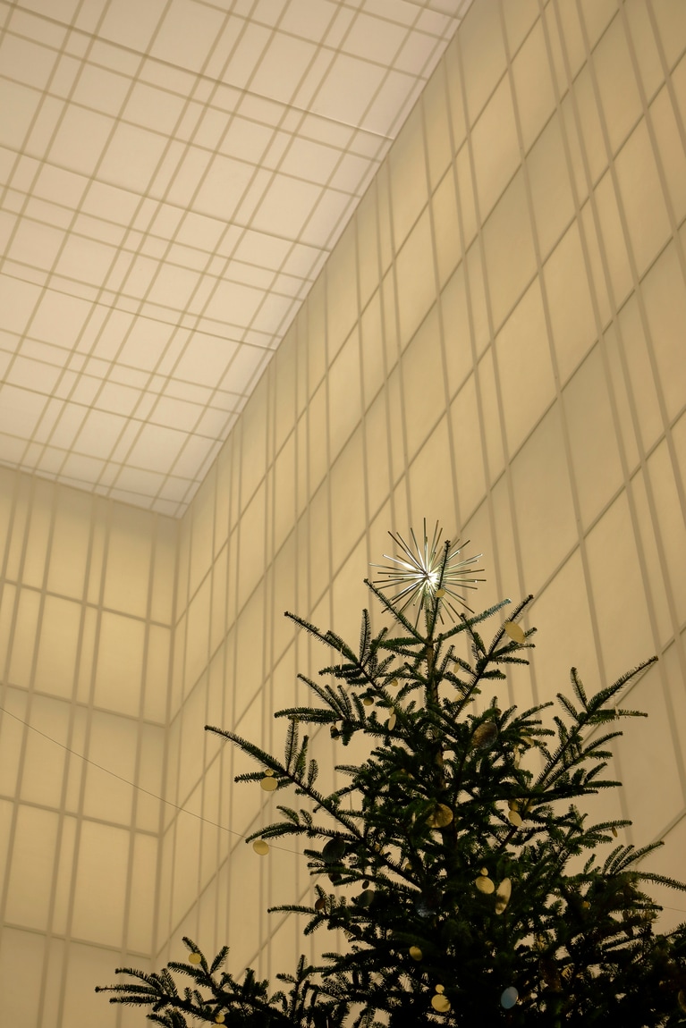 ガーデンラウンジにて。