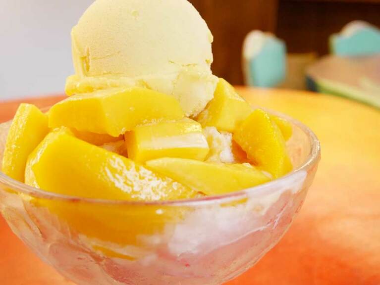 【陳記百果園(チェンチーバィグォーユェン)】クオリティの高いマンゴーを味わえる「芒果抱抱」。