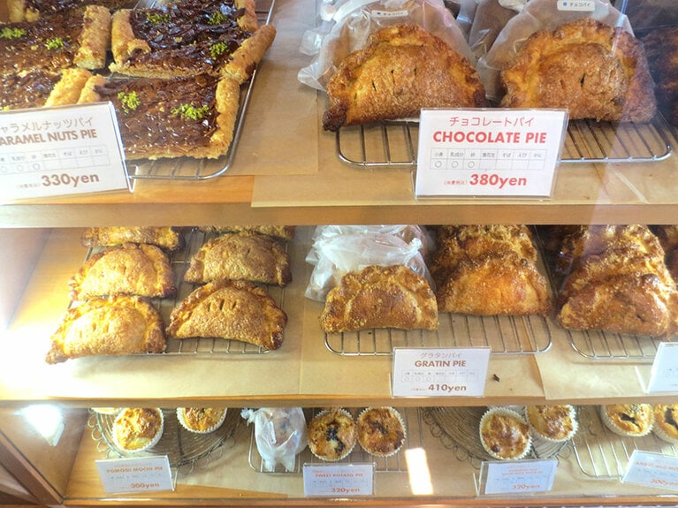 商品が並んでいるところ。