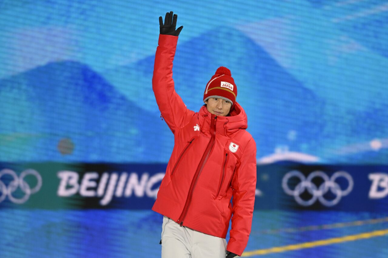 2022年北京五輪で銅メダルを獲得した堀島行真　©JMPA