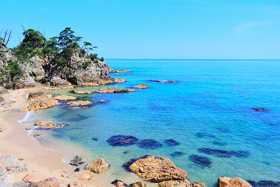 【鳥取県】浦富海岸。