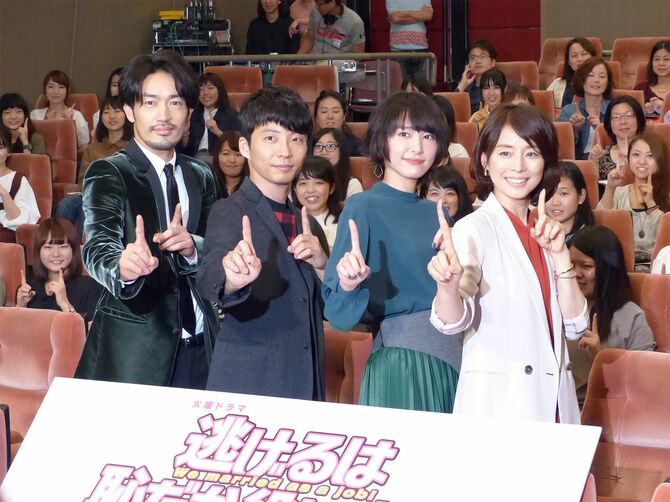 『逃げ恥』の愛称で親しまれ、最終回の視聴率は20.8%(関東地区、ビデオリサーチ調べ)を記録。特別編も放送された ©時事通信社