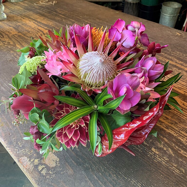 季節のアレンジ① 11,000円。