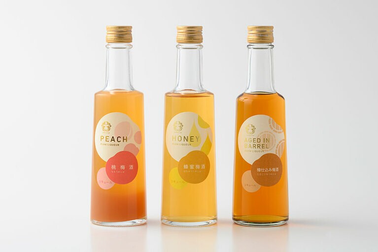 梅酒 各種 各300ml 990円～／紀州梅専門店 五代庵