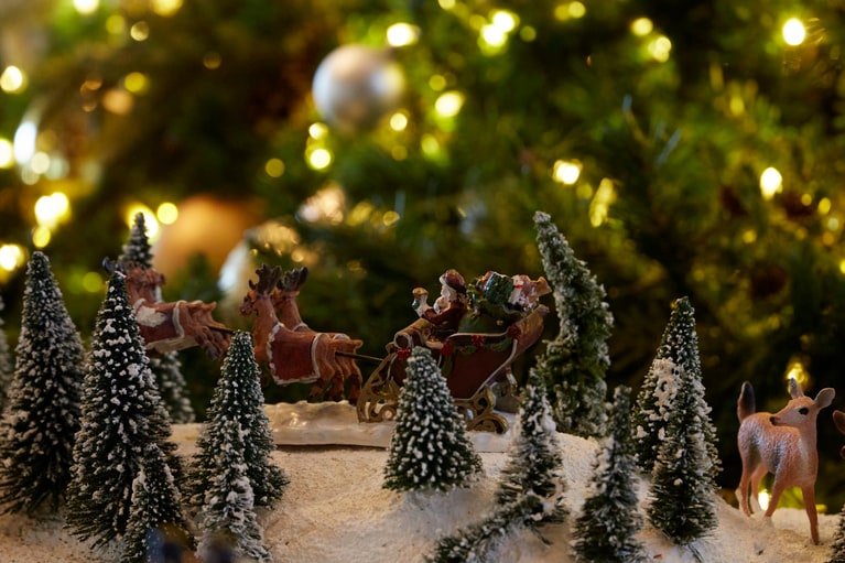 ウェスティンホテル東京のクリスマスツリー。