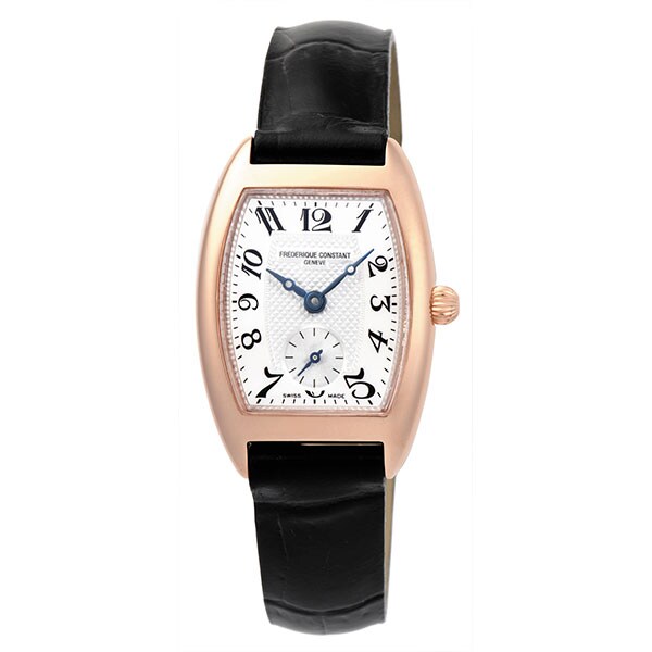 クラシック アールデコ FC-235APW1T24(SSローズゴールドプレートケース、カーフレザーストラップ、ケース径31mm×22mm) 118,000円