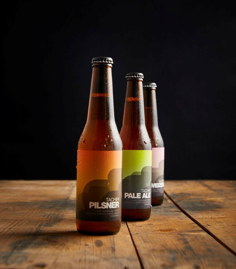 2021年に開業した立飛麦酒醸造所（立飛ブルワリー）のクラフトビール「立飛ビール」。世界的な審査会などで数々の賞を受賞している。