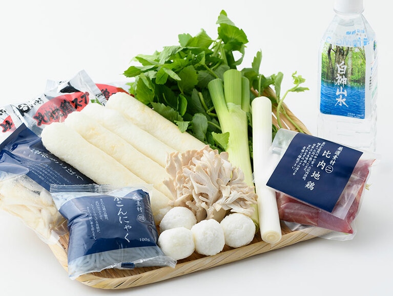 贈答用きりたんぽ鍋セット 豊穣(ほうじょう) 2人前 4,840円／斎藤昭一商店 ※期限＝冷蔵3日