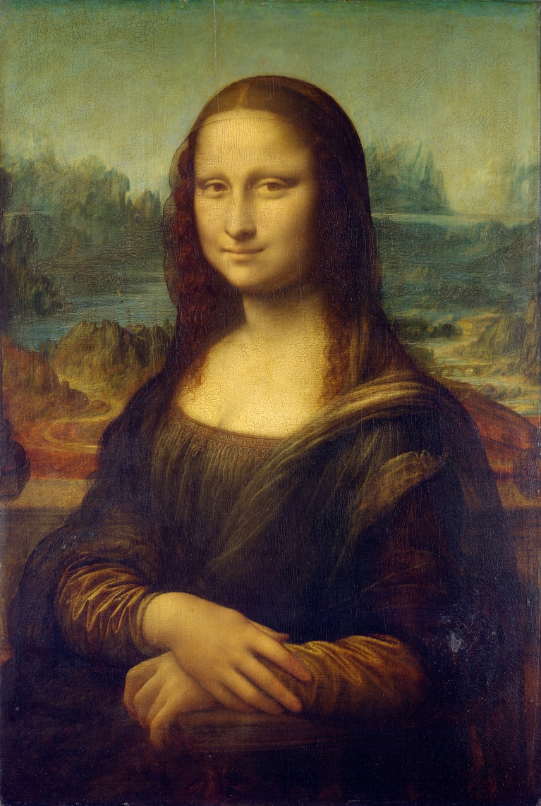 レオナルド・ダ・ヴィンチの《モナ・リザ》。
