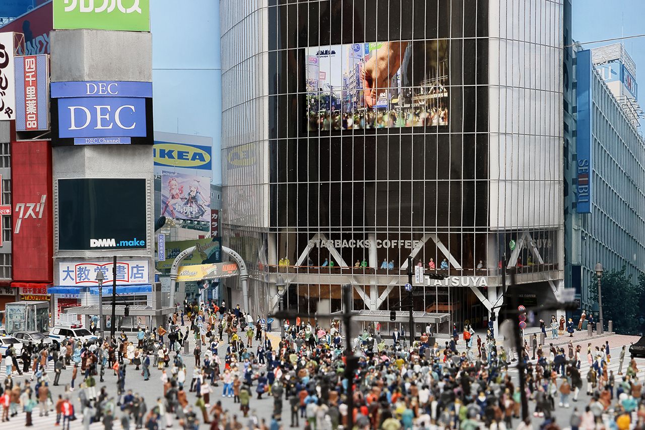 東京でも有名なランドスケープをベタに写した一枚、なのだが…