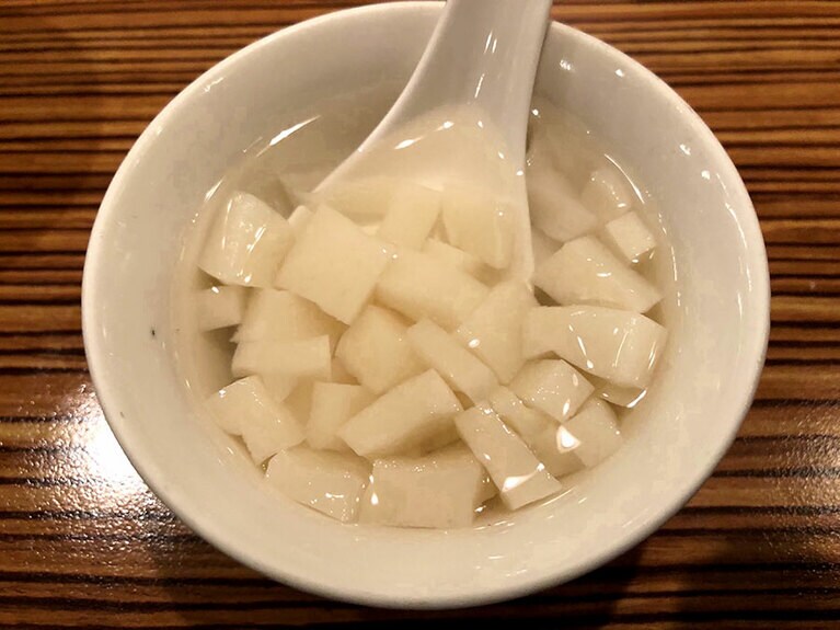 杏仁豆腐 60元。