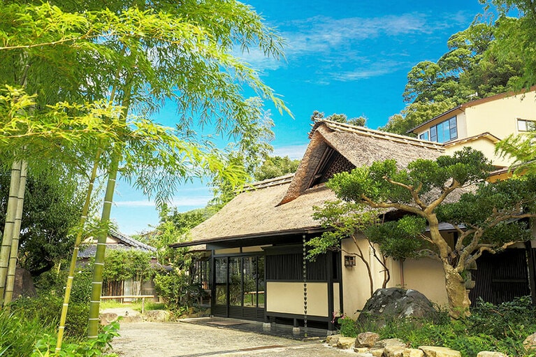 養生館はるのひかり［神奈川／箱根湯本温泉］外観。
