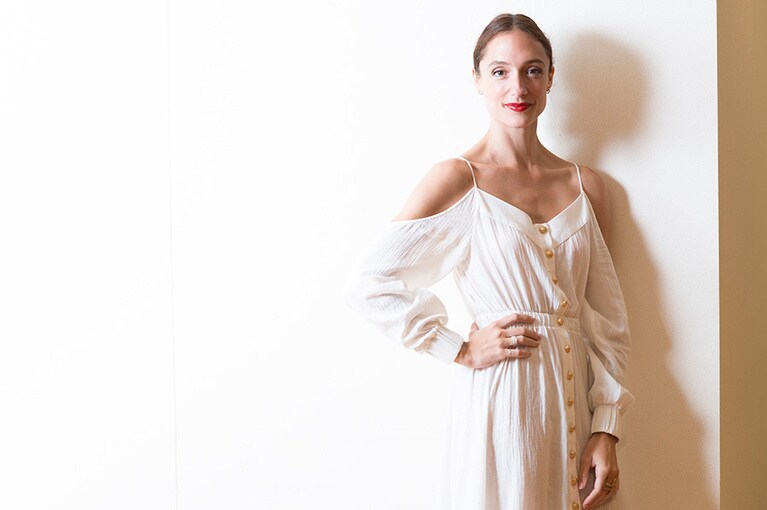 つねに目的意識をもち、時間を大切に使ってきた。秘めた自信が彼女のオーラになっている。