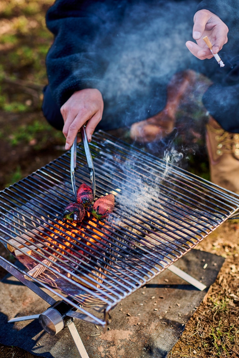 焚き火メシの本。