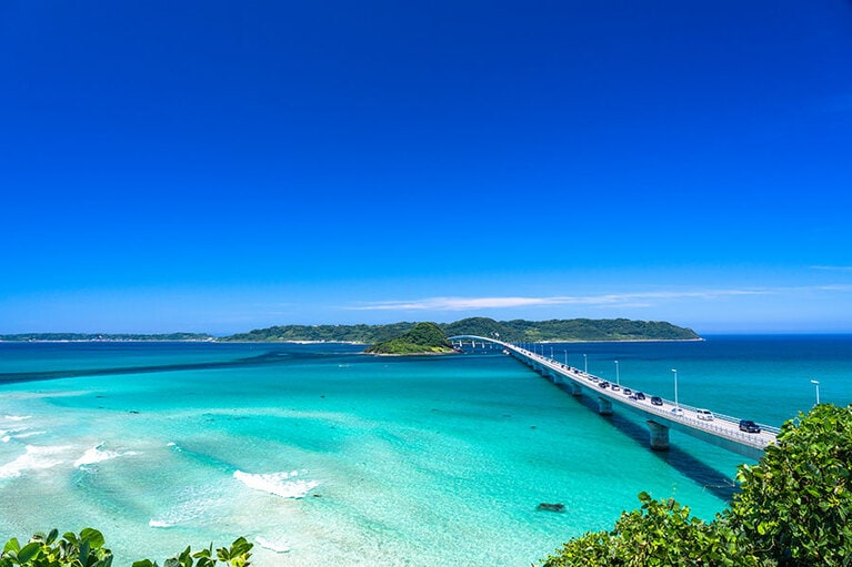 角島大橋。
