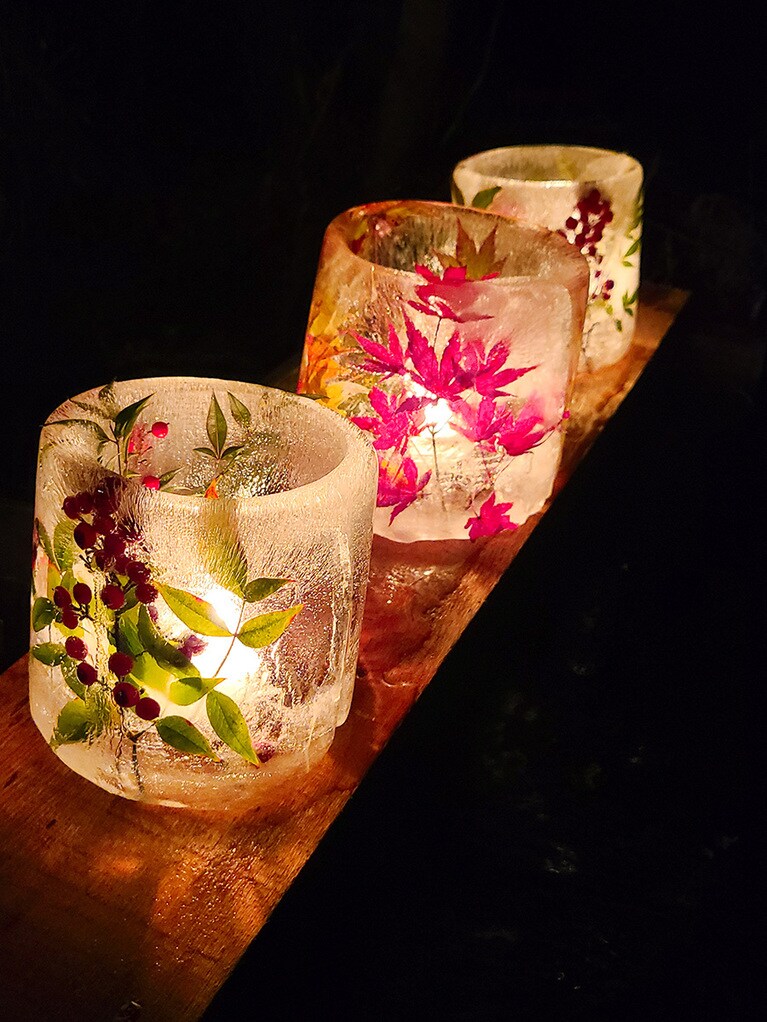 馬籠 木曽路氷雪の灯祭り。