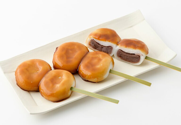 富久屋「牡丹だんご」各100g 192円(税込)。