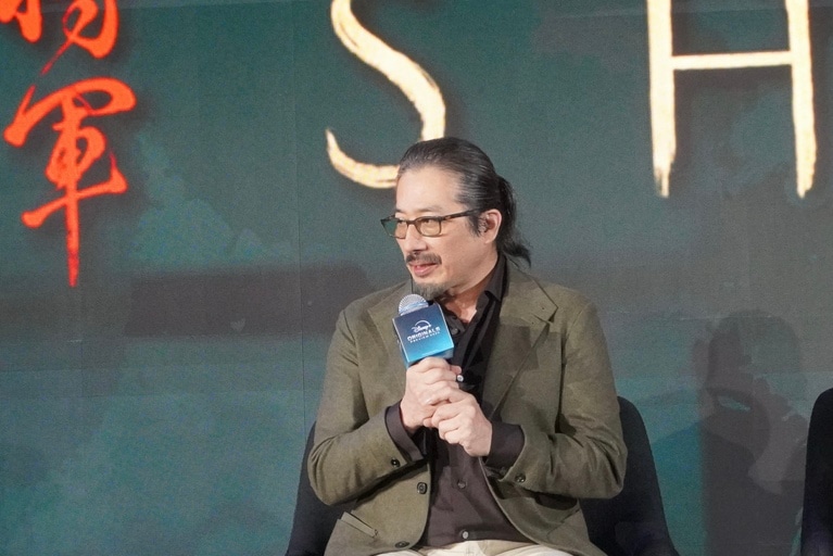 主演兼エグゼクティブ・プロデューサーの真田広之。