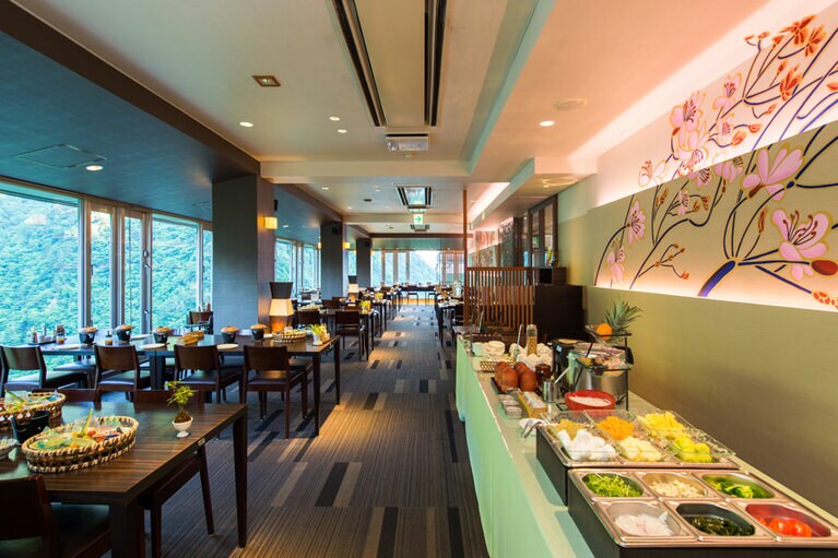 和の宿 ホテル祖谷温泉［徳島／祖谷温泉］朝食風景。