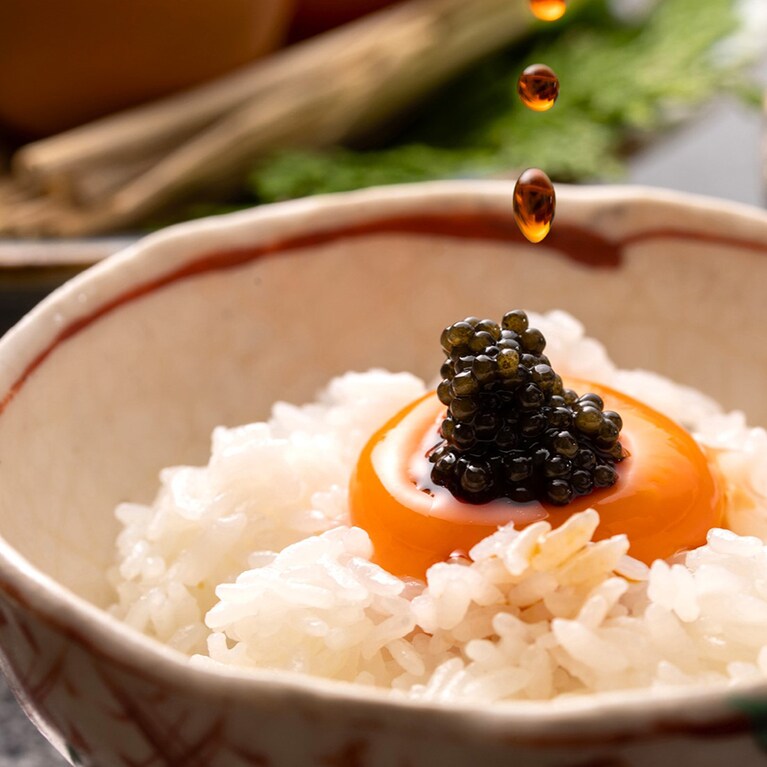 旬房米を炊き上げた究極の「TKG」も一度味わってみたい。