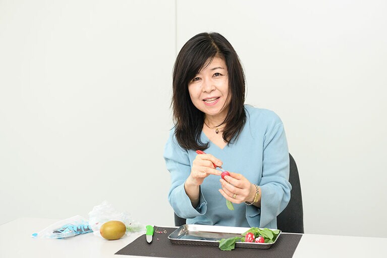 今回カービングについてお話を伺ったVoice Carving Academy 日本代表・カービング教室 Seasons’主宰の山口三紀子さん。