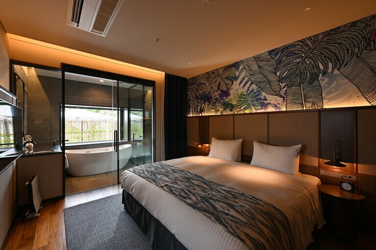 “GARDEN SUITE VILLA”は、最大4名まで宿泊可能。