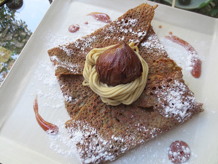 「モンブランガレット」800円。