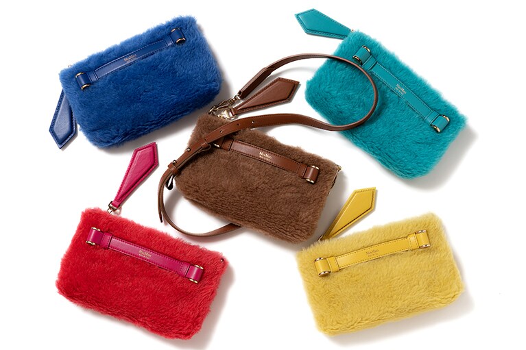 今年らしいあざやかなカラーが魅力的。Teddy Bear Coat 343,000円。(三越伊勢丹限定)