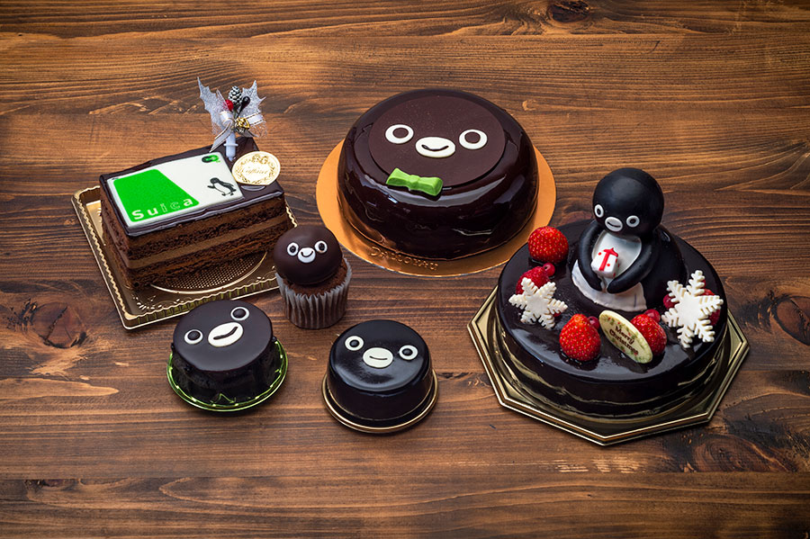 Suicaのペンギンのケーキ、こんなにたくさんの種類が販売されているんです。