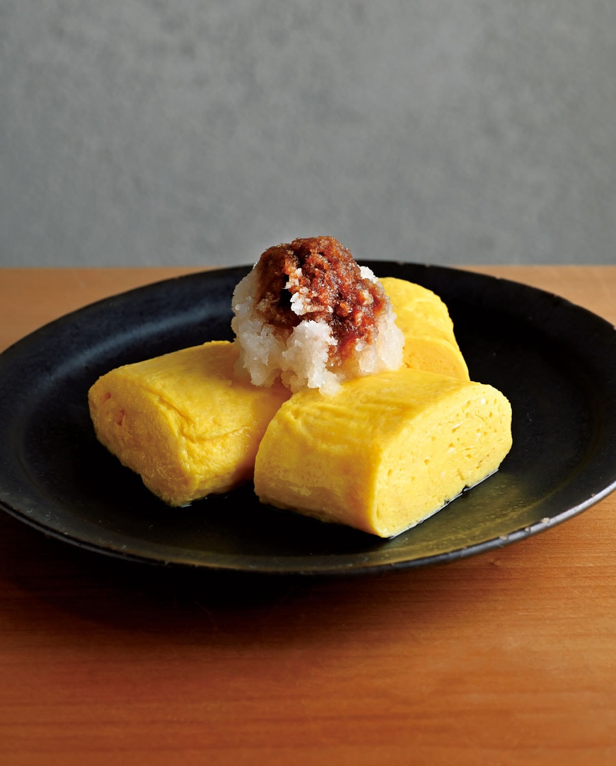 ぷるんとした出汁巻き玉子は京の味。