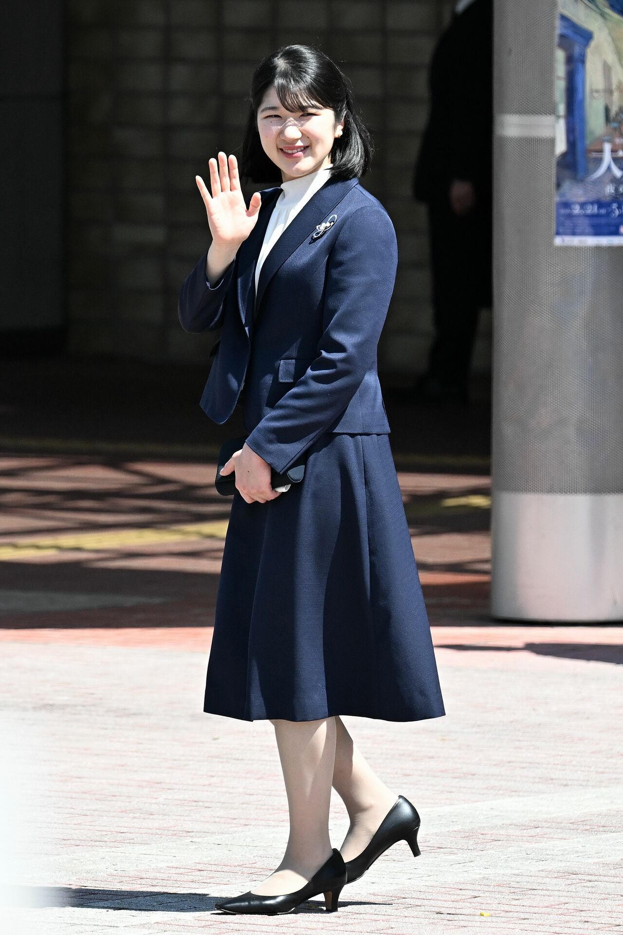 東北新幹線の特別列車で福島駅を訪れられた愛子さま　©AFLO