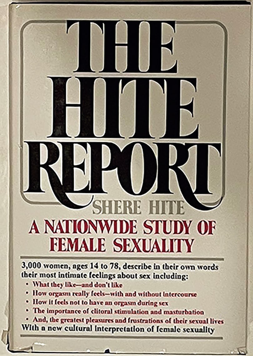 1987年にアメリカで出版されたアップデート版。『The Hite Report : A Nationwide Study of Female Sexuality』シェア・ハイト　Dell刊