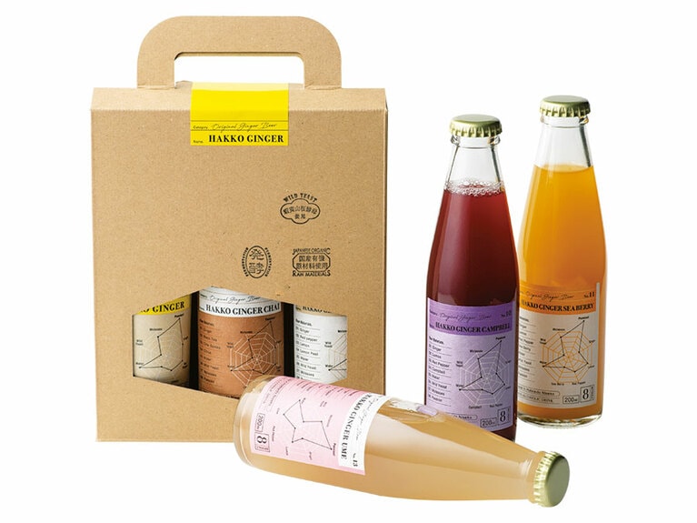 HAKKO GINGER 6本セット 200mL×6 3,720円／HAKKO GINGER