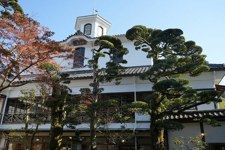 明治14年完成。現存する最古の建物青州楼。