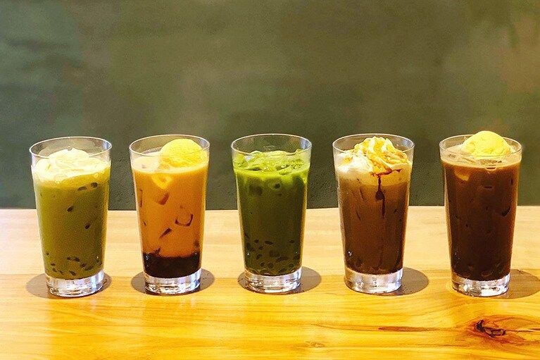 モチラテは全部で5種類。