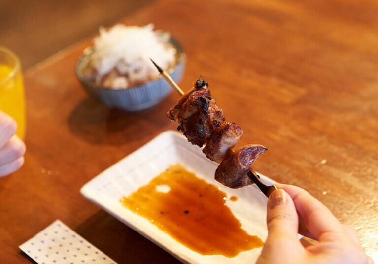 1本の串の中でストーリーが構成されている。