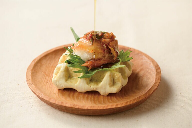 仕上げにごま油をひとたらししても◎。