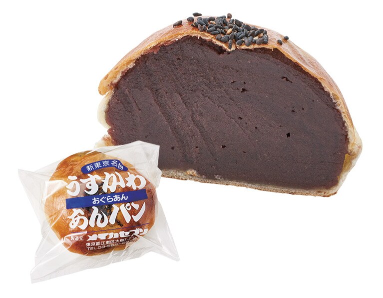 メイカセブンの「うすかわあんぱん」215円(税込)。