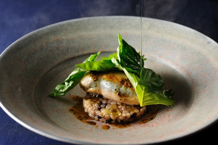 ちょっぴり夏の名残も感じられ、キュンとするひと皿でした。