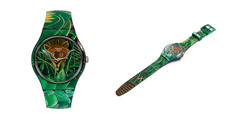 「The Dream」(アンリ・ルソー／1910年)1,2000円。ケース41mm、ベルト幅20mm。