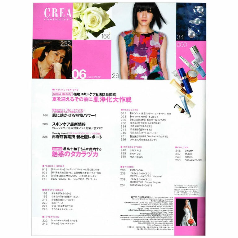 2007年6月号目次。