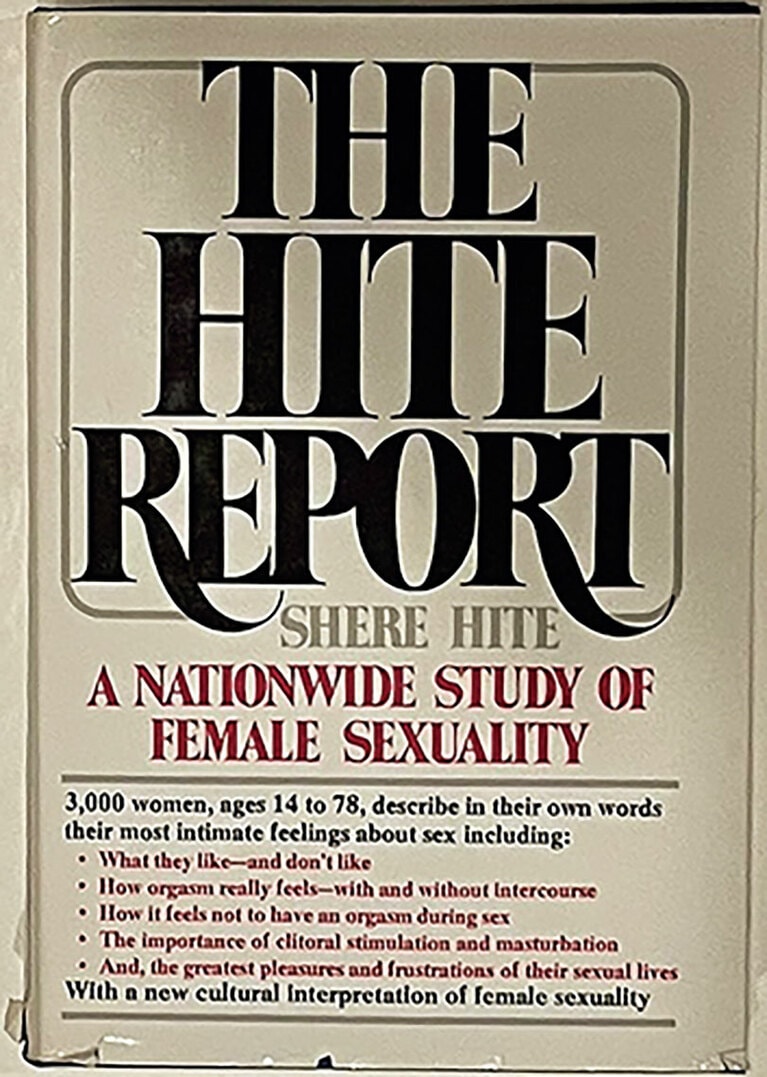 1987年にアメリカで出版されたアップデート版。『The Hite Report : A Nationwide Study of Female Sexuality』シェア・ハイト　Dell刊