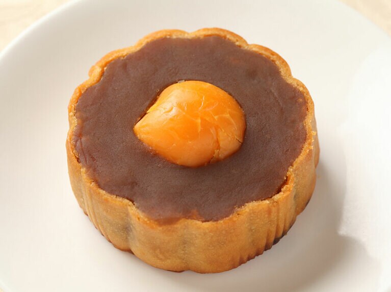 中華菜館同發-蓮蓉蛋黄月餅。