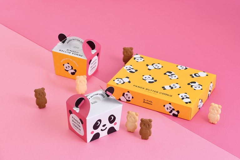 「パンダバタークッキー」12個入 756円、32個入 1,944円／ユーハイム（一部店舗限定）